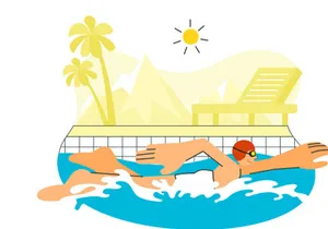7 Swimming Pool Illustration