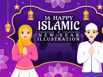 16 Happy Islamic New Year Illustration preview picture