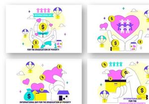 10 Eradication of Poverty Day Illustration