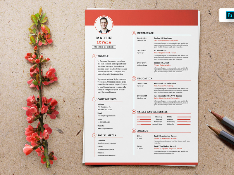 Resume CV Template-18