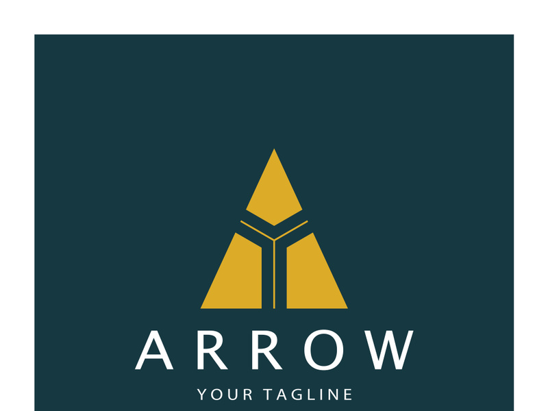 Arrow vector illustration icon Logo Template design