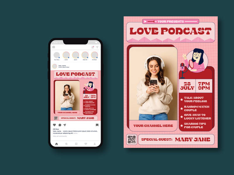 Love Podcast Flyer