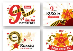 12 Russia Victory Day Illustration