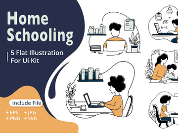 Home Schooling Student online preview picture