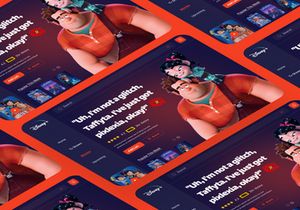 Movie Landing Page Design Concept