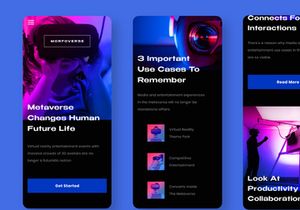 Morfoverse Product VR Mobile Responsive