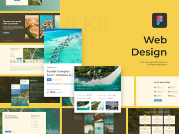 BlackSea UI Kit Figma and Photoshop preview picture