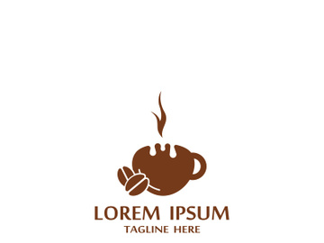 Premium coffee bean logo design. preview picture