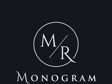 Luxury letters MR , RM , M , R with an elegant, modern and unique monogram. Logo for business card , business , brand , company.