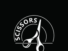 Scissors Logo Design Icon Template. Modern simple design. barbers tools and barbershop. Vector Illustration