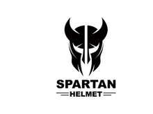 Spartan Logo,Vector Viking, Barbarian, War Helmet Design, Product Brand Illustration