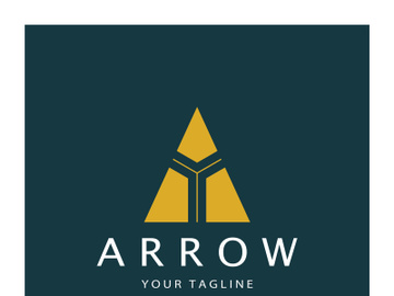 Arrow vector illustration icon Logo Template design preview picture