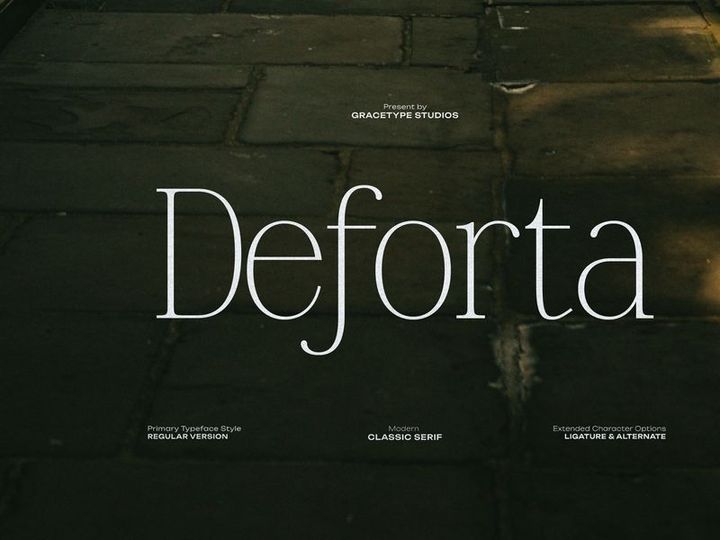 Deforta | Classic Serif