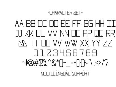 Thunderbolt - Minimalist Display Font