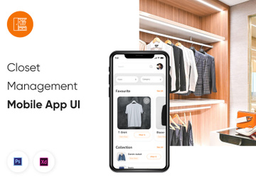 Closet Go - Clothes Management App UI Kit preview picture