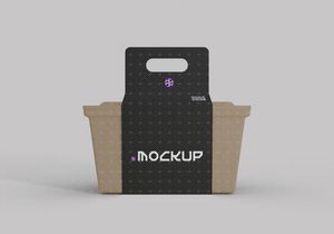 Paper Gift Box Mockup