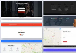 27 Footer Widgets for Web UI Kit Ver-03