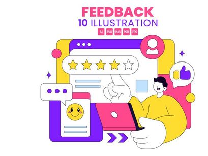 10 Customer Feedback Illustration