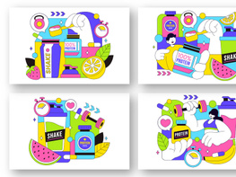 10 Protein Supplements Illustration preview picture