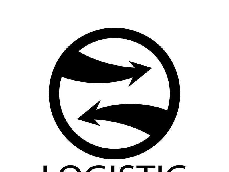 logistics logo icon illustration vector design  distribution symbol  delivery of goods  economy  finance