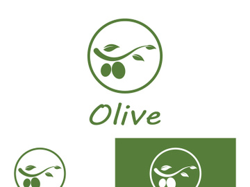 Olive fruit logo design. preview picture