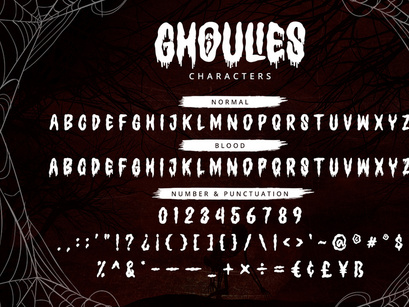 Ghoulies - Horror Display Font
