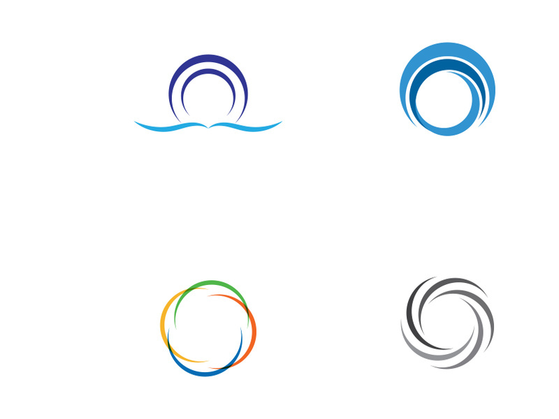 Colorful circle abstract logo