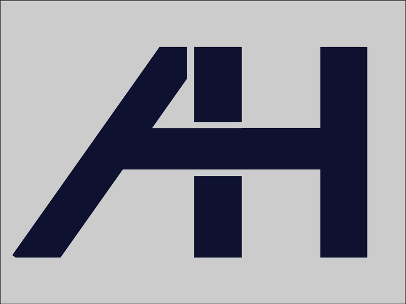 Elegant AH Logo Design in Adobe Illustrator