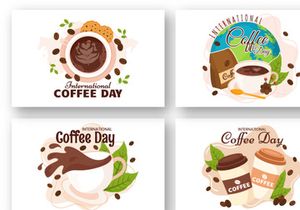 16 International Coffee Day Illustration