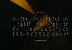 Hustasea | Modern Display Serif