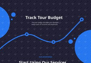 Website UI Design - Free Banking Landing Page Template