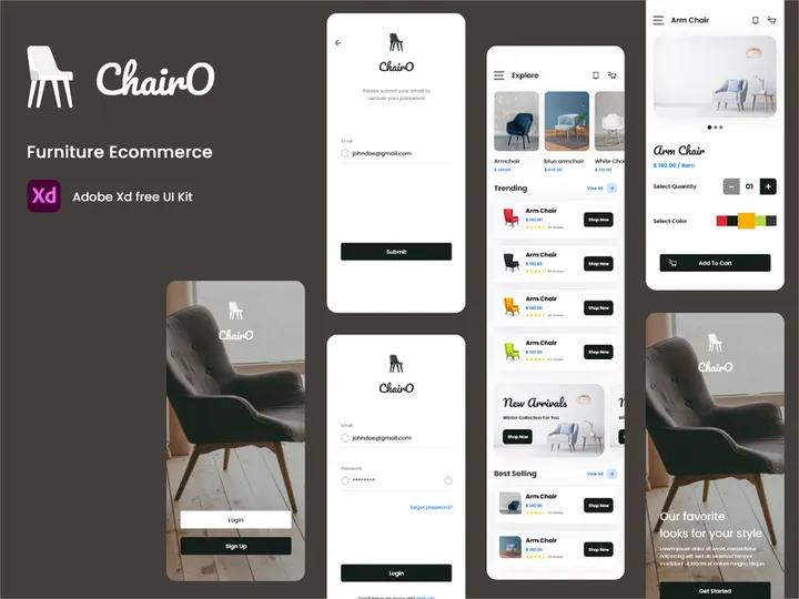 Furniture Mobile App UI - Ecommerce App Design preview picture