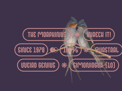 MOQARIN - Rounded & Playful Font