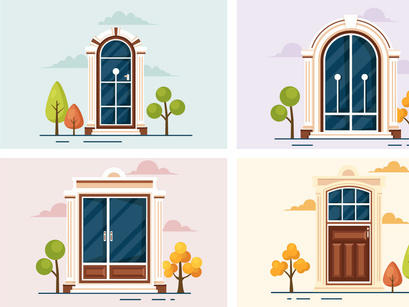 10 Doors and Windows illustration