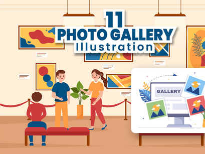 11 Photo Gallery Illustration