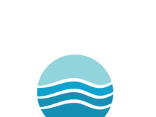 Water wave icon vector illustration design logo