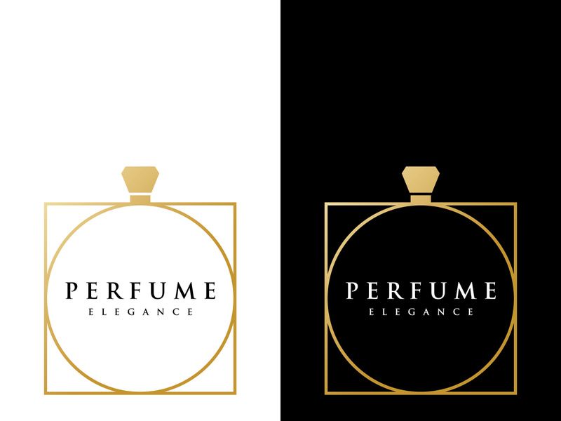 Isolated luxury perfume perfume cosmetic creative logo can be used for business, company, cosmetic and perfume shop.