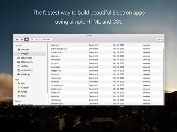Photon – Desktop app framework