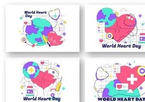 10 World Heart Day Illustration