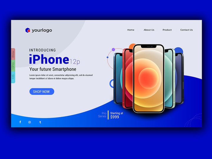 Smart Phone Landing Page