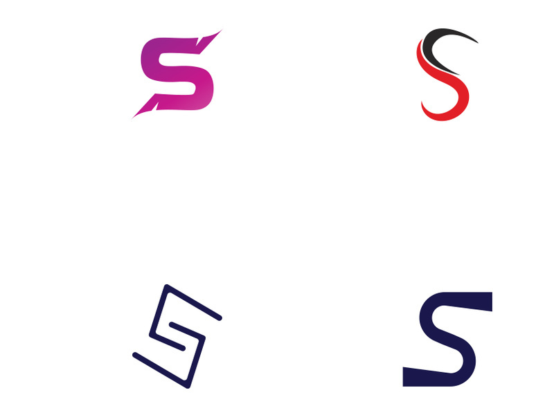 Initial letter S element abstract logo.