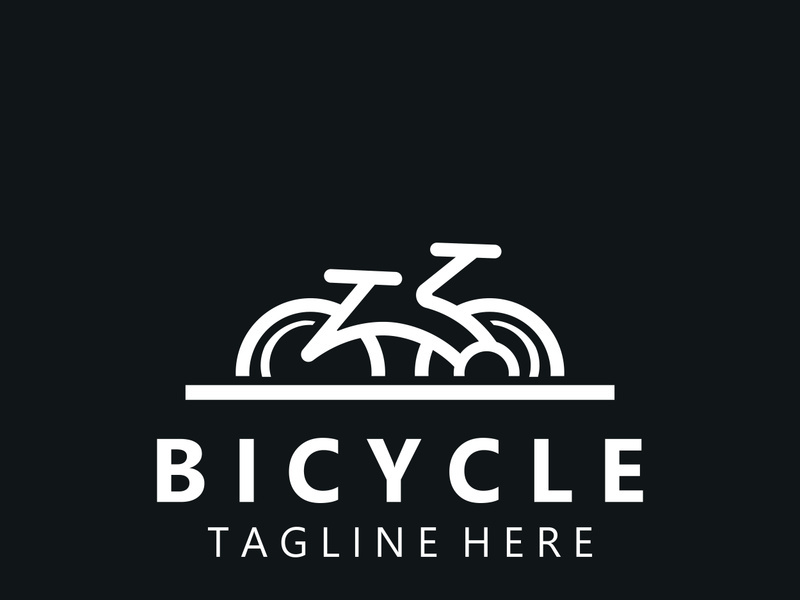 Bicycle icon template design inspiration. Bicycle store Quality symbol vector