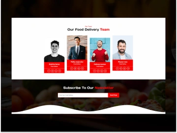 Online Food Delivery Website Template preview picture