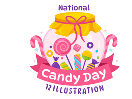 12 National Candy Day Illustration preview picture