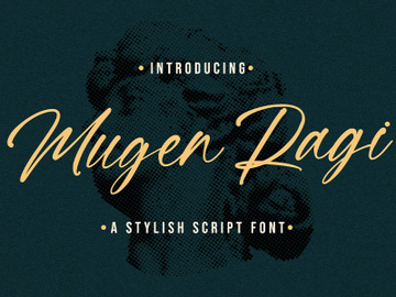 Mugen Ragi - Modern Script Font preview picture