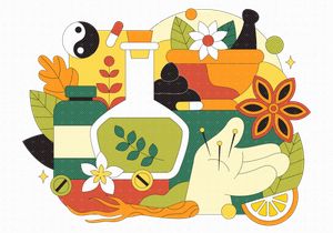 10 Alternative Medicine Illustration
