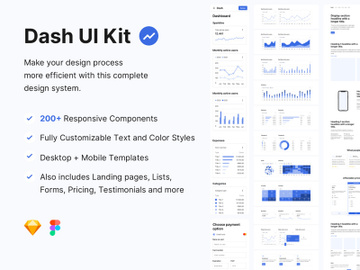 Dash UI Kit - Light preview picture