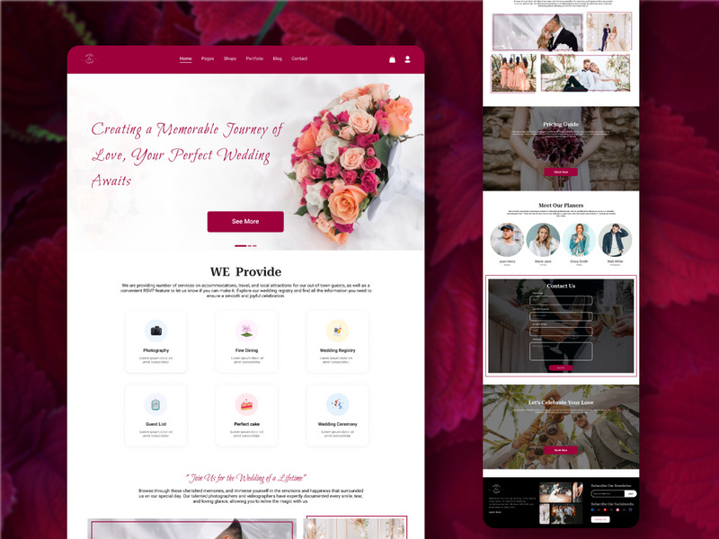 Wedding Website Design