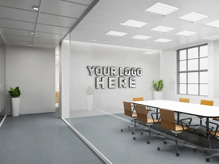 Free Office Logo Mockup