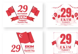 14 Republic Day Turkey Illustration